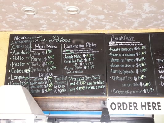 Menu photo 4 La Palma Palmdale, CA