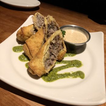 J. Alexander's - Steak and cheese egg rolls $10 - New American Near Me - Raleigh, North Carolina