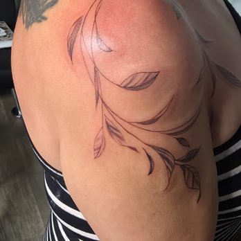 Tatted Life Studio - Fine line design for a valued client - Tattoo Near Me - Visalia, California Tatted Life Studio - Fine line design for a valued client - Tattoo Near Me - Visalia, California