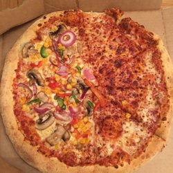 Domino's Pizza - Half cheese half veggie