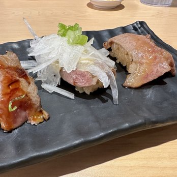 Waka Sakura - Wagyu trio, must!!! - Conveyor Belt Sushi Near Me - Gardena, California