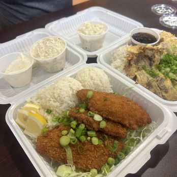 Aloha Platez & Shave Ice - Panko Crusted Cod - Pizza Near Me - Gardena, California Aloha Platez & Shave Ice - Panko Crusted Cod - Pizza Near Me - Gardena, California