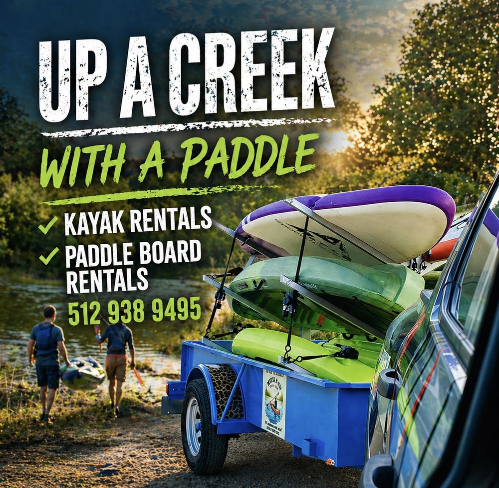 Up A Creek With  A Paddle Logo