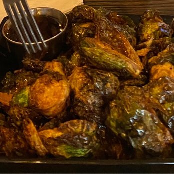 Keltic Table & Tap - Fried sprouts with bacon and maple dipping sauce. - Sports Bars Near Me - Enfield, Connecticut Keltic Table & Tap - Fried sprouts with bacon and maple dipping sauce. - Sports Bars Near Me - Enfield, Connecticut