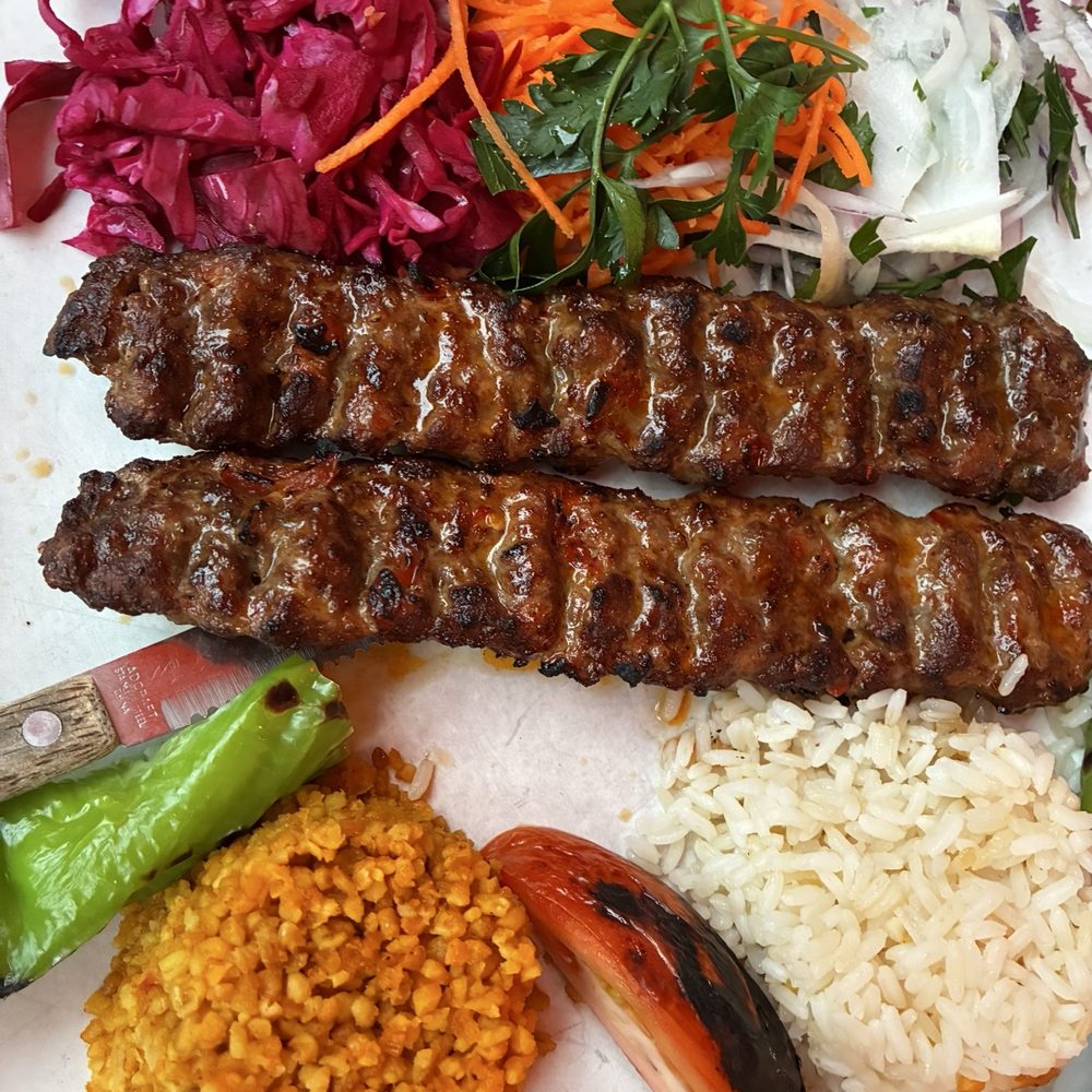 Anatolia Buffet & Kebab House - Lamb Adana Kebab Entree - Turkish Near Me - Brookline, Massachusetts Anatolia Buffet & Kebab House - Lamb Adana Kebab Entree - Turkish Near Me - Brookline, Massachusetts