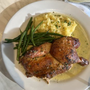 The Bistro - Herb roasted chicken in amazing lemon butter sauce - French Near Me - Jackson, Wyoming The Bistro - Herb roasted chicken in amazing lemon butter sauce - French Near Me - Jackson, Wyoming