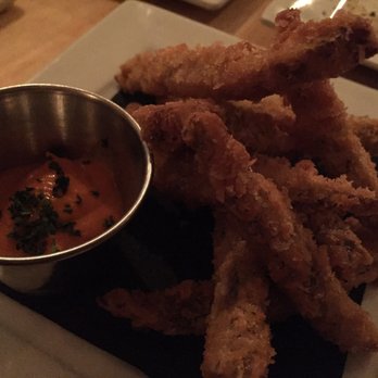 Bevy - Languas fries (battered cow tongue) with homemade ketchup - Cocktail Bars Near Me - Honolulu, Hawaii