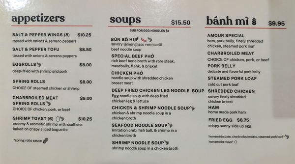 Menu photo 5 Banh Mi Amour Visalia, CA Menu photo 5 Banh Mi Amour Visalia, CA