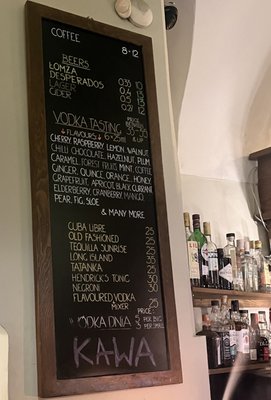 Menu photo 2 Wódka Cafe Bar Kraków, MA Menu photo 2 Wódka Cafe Bar Kraków, MA