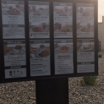 Tony Packo's - The drive thru menu - Fast Food Near Me - Toledo, Ohio