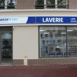 Laverie Libre Service - Facade laverie nanterre