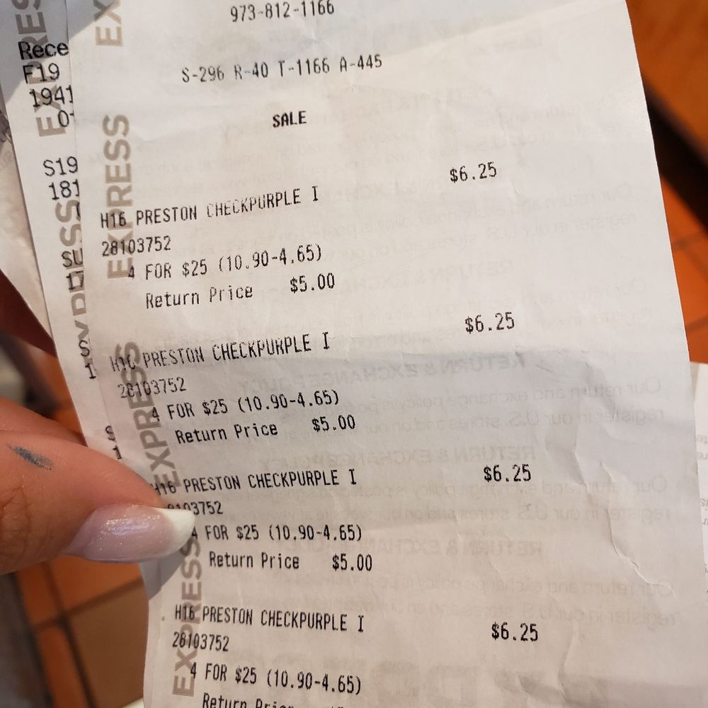 Express - They claim 20% of all returns...for no reason!!! - Fashion Near Me