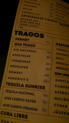 Menu photo 2 Ríe Bar Bernal, C
