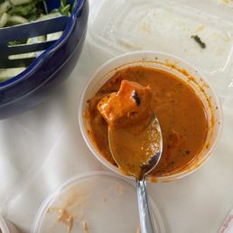 Vegan Tikka Masala - animal chicken meat