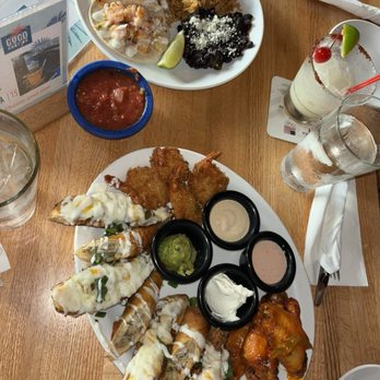 Coco Cantina - Fish tacos that come with rice and beans, and the devils platter/sampler (I think that's what it's called?) - Mexican Near Me - Hilo, Hawaii Coco Cantina - Fish tacos that come with rice and beans, and the devils platter/sampler (I think that's what it's called?) - Mexican Near Me - Hilo, Hawaii