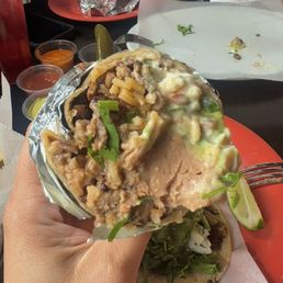 Asada super burrito 9.5/10 definitely will be back for this. Asada super burrito 9.5/10 definitely will be back for this.