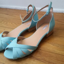 Brand-new MaraisUSA canvas sandals I bought at Art From Scrap.