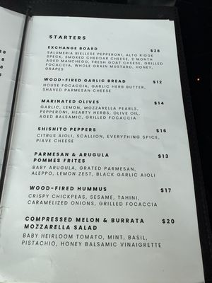 Menu photo 2 The Exchange Lancaster, PA