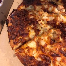 Burnt pizza