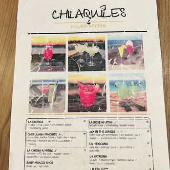 Chilaquiles Modern Kitchen - Drink Menu - Bars Near Me - Mesa, Arizona Chilaquiles Modern Kitchen - Drink Menu - Bars Near Me - Mesa, Arizona