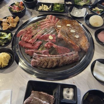 Ribs & Co - This was the spread of our first picks from the premium menu. - Korean Near Me - La Mirada, California