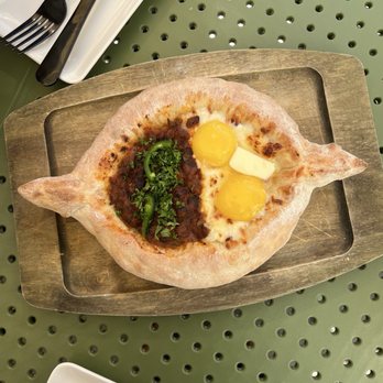 Bread Boat - The Savory Beef Boat - Desserts Near Me - Austin, Texas