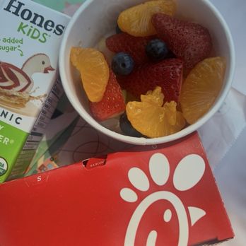 Chick-fil-A - Kids meal: Chick-fil-A Nuggets, Fruit Cup, Apple Juice. - Fast Food Near Me - Los Angeles, California