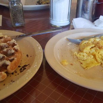 Stagecoach Restaurant - Cold waffle, third try at scrambled eggs....tasted like onions and bell peppers, at least my sausage party was edible! - Breakfast & Brunch Near Me - Sacramento, California Stagecoach Restaurant - Cold waffle, third try at scrambled eggs....tasted like onions and bell peppers, at least my sausage party was edible! - Breakfast & Brunch Near Me - Sacramento, California