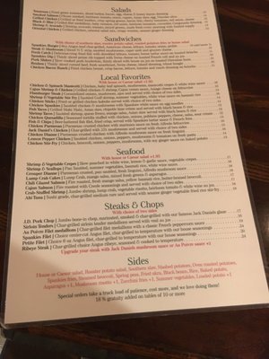 Menu photo 4 Spankie's Cookeville, TN