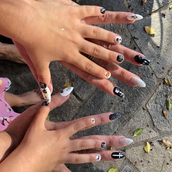 Creative Touch Nail Salon - Me and my step daughter got Halloween Nail Art!!! - Nail Salons Near Me - Los Angeles, California