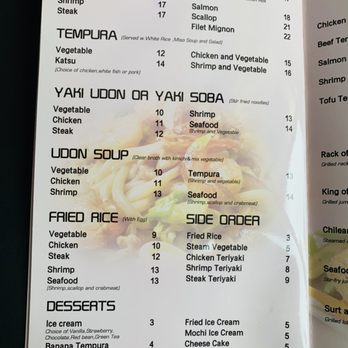 Sushi Hana - Menu as of August 2019. - Sushi Bars Near Me - Pooler, Georgia Sushi Hana - Menu as of August 2019. - Sushi Bars Near Me - Pooler, Georgia