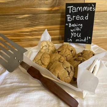 Tammie's Bread - Chocolate Chip Cookies waiting to be packaged for you. - Bakeries Near Me Tammie's Bread - Chocolate Chip Cookies waiting to be packaged for you. - Bakeries Near Me