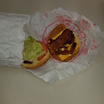 Wendy's - a hamburger and a bacon and avocado sandwich - Fast Food Near Me - Brooklyn, New York