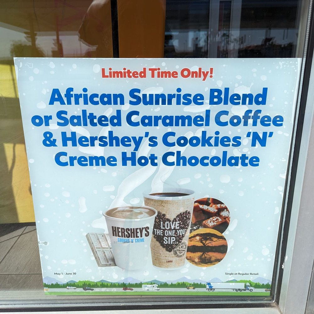 TA - I've never had this coffee but it sure sounds delicious. - Service Stations Near Me - Buttonwillow, California