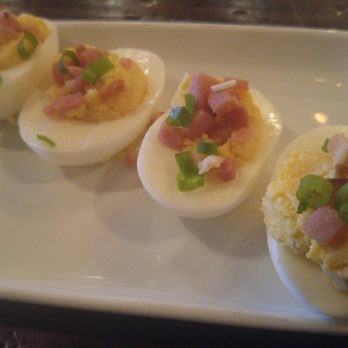 Jm Curley - Deviled eggs 8$. Next time, I'll just get another beer instead of these. - New American Near Me - Boston, Massachusetts Jm Curley - Deviled eggs 8$. Next time, I'll just get another beer instead of these. - New American Near Me - Boston, Massachusetts