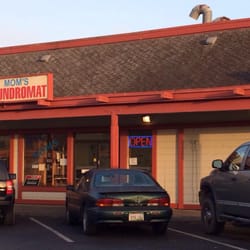 M O M's Laundromat - The outside of Mom's place.