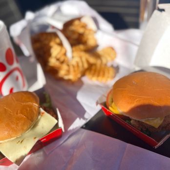 Chick-fil-A - ows two hamburgers and fries - Fast Food Near Me - Sacramento, California Chick-fil-A - ows two hamburgers and fries - Fast Food Near Me - Sacramento, California