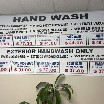 Main Handwash & Detail - Pricing as of May 2021 - Car Wash Near Me - Buffalo, New York