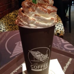 french coffee shop - Serious cappuccino