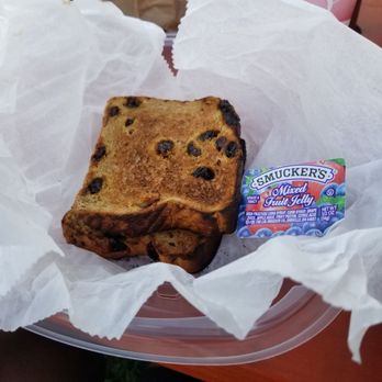Big Apple Pancake House - Raisin toast. Came out a bit burnt - Breakfast & Brunch Near Me - Chicago Heights, Illinois Big Apple Pancake House - Raisin toast. Came out a bit burnt - Breakfast & Brunch Near Me - Chicago Heights, Illinois