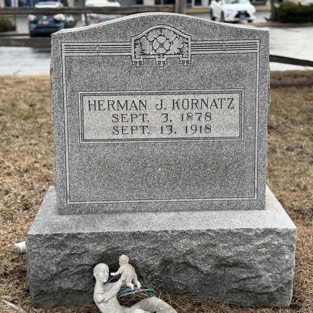 Salem Cemetery - Someone just put that small statue in front of this. Strange touch! - Funeral Services & Cemeteries Near Me - Rolling Meadows, Illinois Salem Cemetery - Someone just put that small statue in front of this. Strange touch! - Funeral Services & Cemeteries Near Me - Rolling Meadows, Illinois
