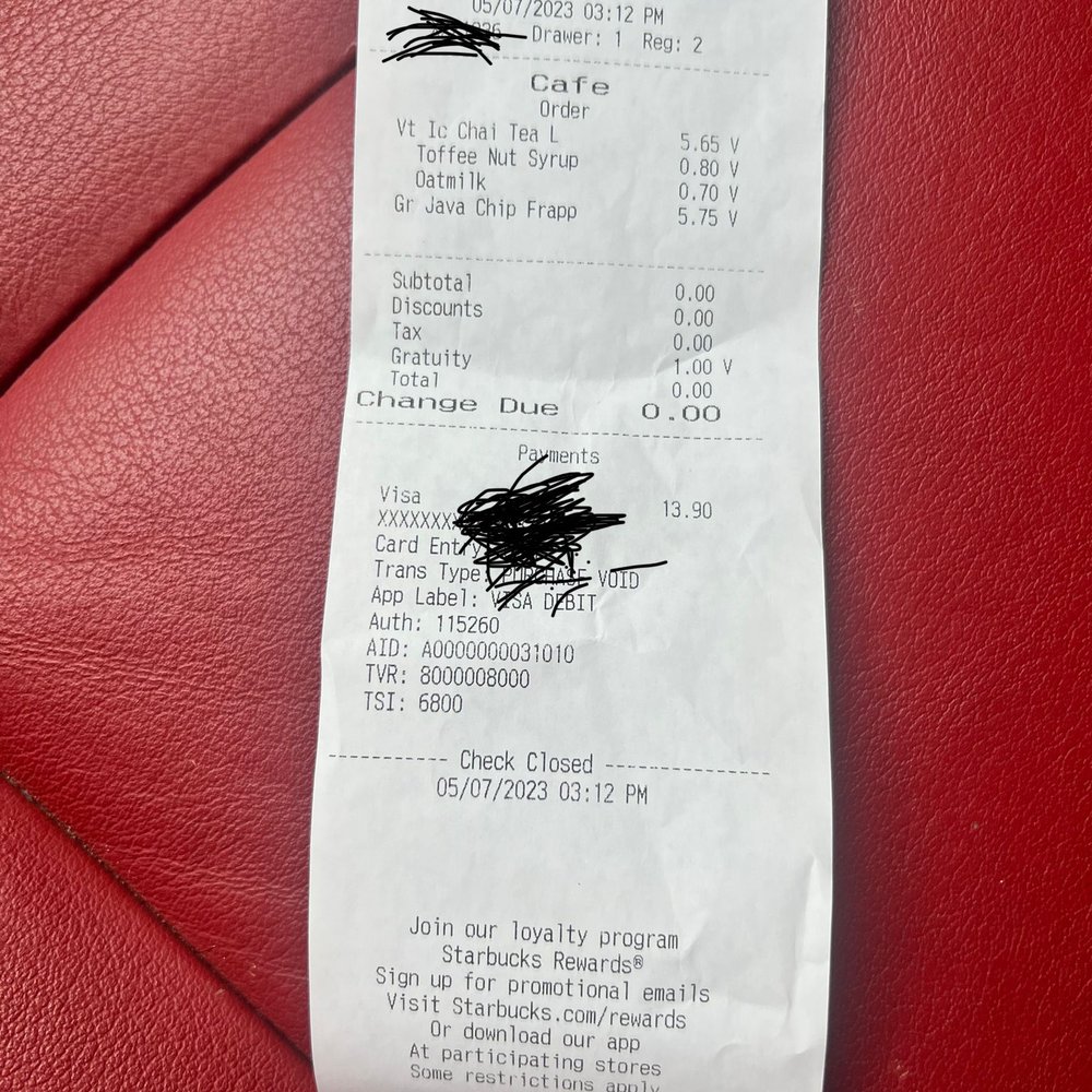 a receipt with a picture of a bug on it a receipt with a picture of a bug on it