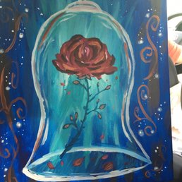 Enchanted Rose painting Enchanted Rose painting