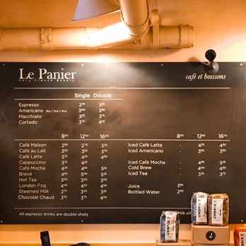 Le Panier - Menu (Drinks) - Bakeries Near Me - Seattle, Washington Le Panier - Menu (Drinks) - Bakeries Near Me - Seattle, Washington