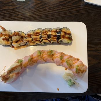 Umami - "Umami Roll" (bottom) "2019 Roll" (top) - Sushi Bars Near Me - Vernon, Connecticut