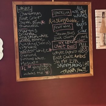 Downtown Local Lounge - a menu on the wall - Wine Bars Near Me - Watertown, New York Downtown Local Lounge - a menu on the wall - Wine Bars Near Me - Watertown, New York