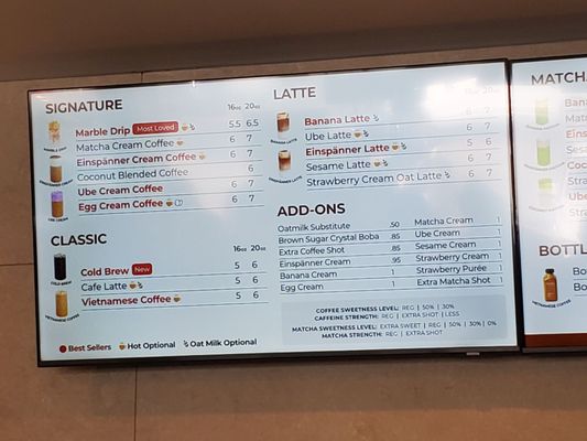 Menu photo 4 Da Vien Coffee Milpitas, CA