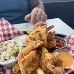 Fried shrimp basket Fried shrimp basket