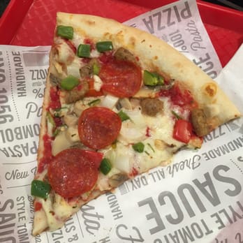 Sbarro - Supreme slice - Pizza Near Me - Merrillville, Indiana