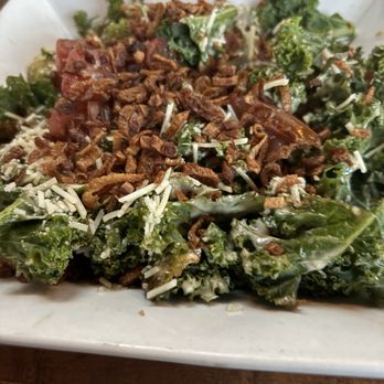 Boneyard Saloon & Kitchen - Kale and Brussel sprout salad - American Near Me - Park City, Utah Boneyard Saloon & Kitchen - Kale and Brussel sprout salad - American Near Me - Park City, Utah